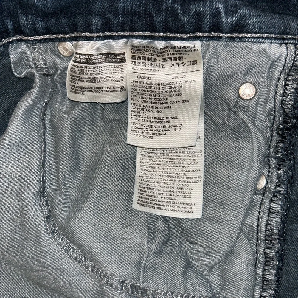 Levi’s Strauss Men's Blue Straight-Leg Jeans W32 L34 98% Cotton